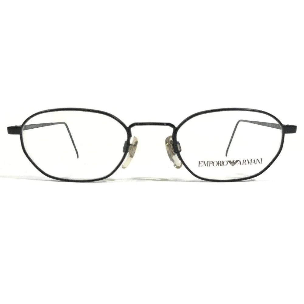 Emporio Armani Eyeglasses Frames 121 706 Black Round Full Wire Rim 45-19-130